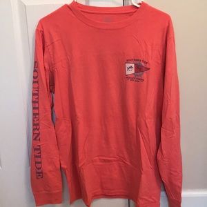 Southern tide coral long sleeve T-shirt